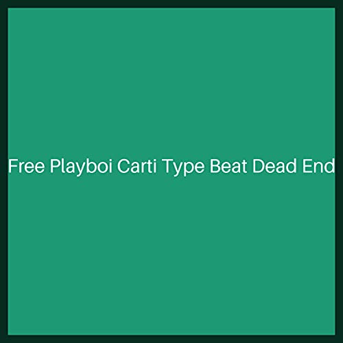 Free Playboi Carti Type Beat Dead End