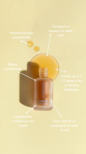 G Glowfilter Tag Your Skin - Perfect Tan Self-Tanning Concentrate | Autobronceador Concentrado Consigue un Tono Moreno Natural - Hidrata la Piel Para Uso Diario Ideal para Todo Tipo de Pieles 30 ml