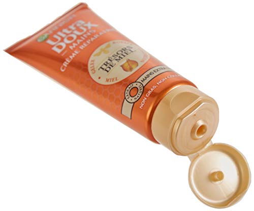 Garnier Ultra Doux Trésors de Miel – Crema de manos reparadora para pieles ultrasecas, 75 ml