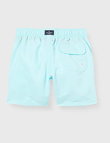 Hackett London Logo Volley B Traje de baño, 537turquoise, 7 años para Niños