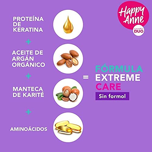 Happy Anne Super Alisado Kit De Alisado 3 Máscaras X 50 Ml C/u 243.9 G