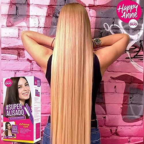 Happy Anne Super Alisado Kit De Alisado 3 Máscaras X 50 Ml C/u 243.9 G