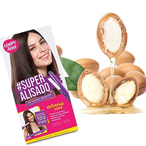 Happy Anne Super Alisado Kit De Alisado 3 Máscaras X 50 Ml C/u 243.9 G