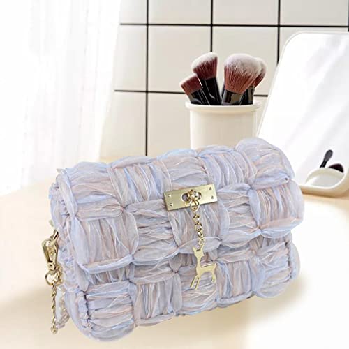 harayaa 1 Juego de Bricolaje Bolsa de Mensajero Material de Fabricación Kit de Bolso Cruzado Accesorios de Malla de Plástico Hardware de Metal Proyectos de Ar - Rosado azul, un tamaño