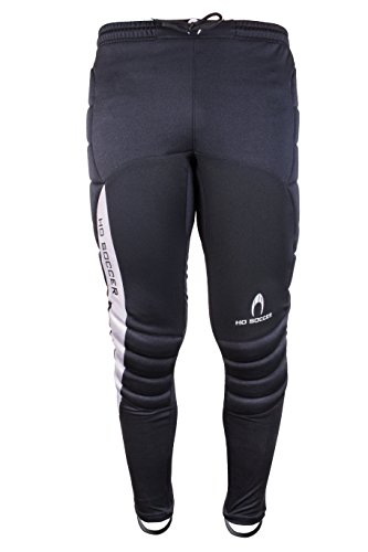 HO Soccer Icon Pantalón de Portero Largo Acolchado, Hombre, Negro, XL