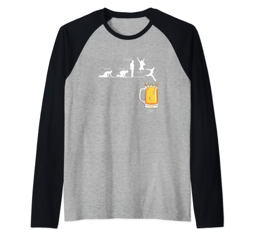 Hombre Días De La Semana Viernes Cerveza Alcohol Fiesta Pub Regalo Camiseta Manga Raglan