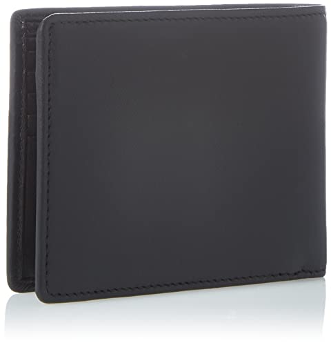 Hugo Boss Cartera Asolo para Hombre, Color Negro, Talla ONESI