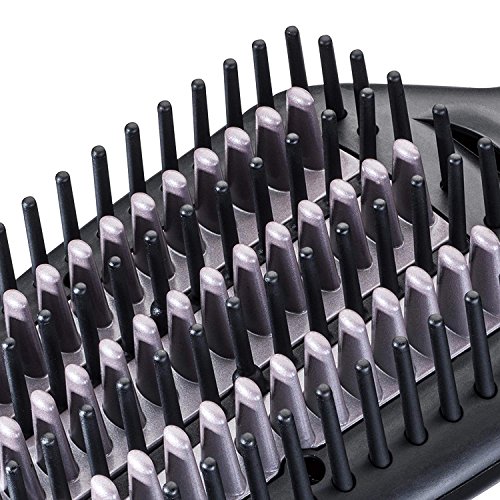Imetec Bellissima Magic Straight Brush PB5 100 - Cepillo Alisador de Pelo, con Calor, Efecto Liso Natural, Cerdas Revestidas en Cerámica, Tecnología Iónica