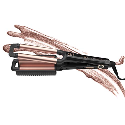 Imetec Bellissima Plancha de cabello Bellissima My Pro Beach Waves GT20 400, Revestimiento de Cerámica, Para Hacer Ondas Anchas y Estrechas, Efecto Natural, 3 Niveles de Temperatura 160-200 °C