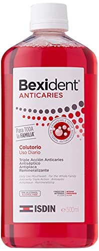 Isdin Bexident Anticaries Colutorio, Uso Diario, Triple acción anticaries, Para toda la familia