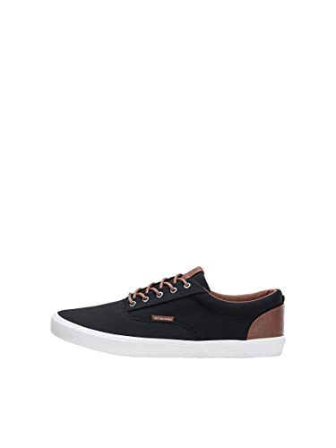 JACK & JONES Jfwvision Classic Mixed, Zapatillas Hombre, Gris (Anthracite Anthracite), 42 EU
