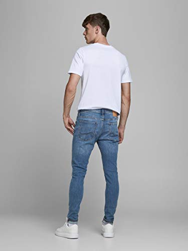 Jack & Jones Jjitom Jjoriginal Am 815 STS Vaqueros Skinny, Azul Mezclilla, W33/L30 (Talla del Fabricante: 33) para Hombre