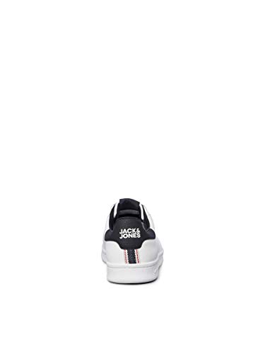Jack & Jones NOS Jfwbanna PU White/Anthracite Noos, Zapatillas Hombre, 43 EU