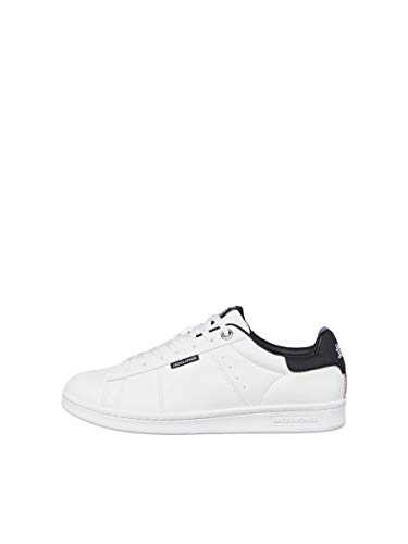 Jack & Jones NOS Jfwbanna PU White/Anthracite Noos, Zapatillas Hombre, 43 EU
