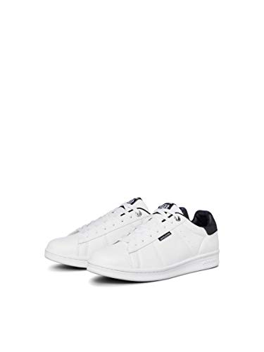 Jack & Jones NOS Jfwbanna PU White/Anthracite Noos, Zapatillas Hombre, 43 EU