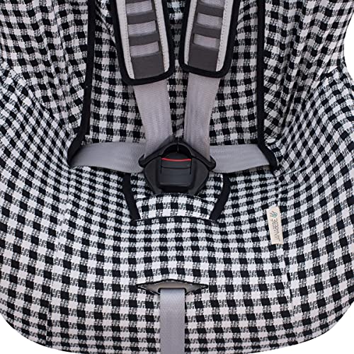 JANABEBE Funda Universal para Silla de Coche Grupo 1-2-3 (Vichy)