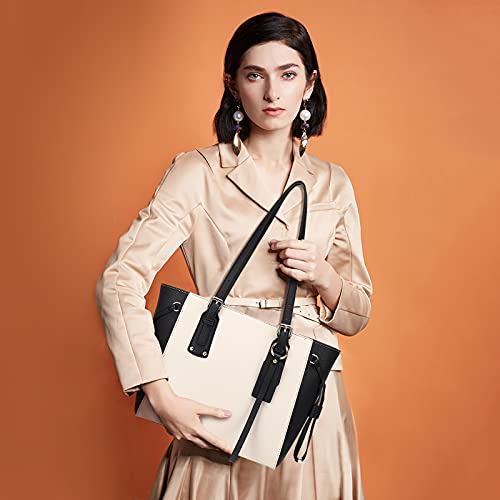 JOSEKO Bolso de Mano de Mujer, Bolso de Mensajero, Bolso de Hombro con Imagen Grande, Bolso de Madre, Conjunto de Tres Piezas, Elegante, conciso y Generoso
