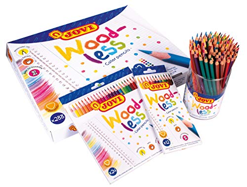 Jovi - Lápices de colores Woodless - 84 unidades - Colores surtidos (734/84)