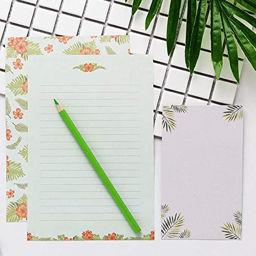Juego de Papel de Carta,90 Piezas Juego de Papel de Cartas con Sobre,Papel de Papelería de Escritura,Papel de Carta y Sobres,Papel de Escribir Carta,para Bodas,Invitaciones,Regalos(6 Modelos)