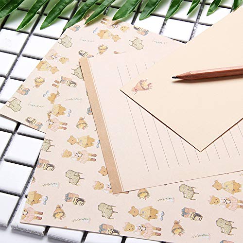 Juego de Papel de Carta,90 Piezas Juego de Papel de Cartas con Sobre,Papel de Papelería de Escritura,Papel de Carta y Sobres,Papel de Escribir Carta,para Bodas,Invitaciones,Regalos(6 Modelos)