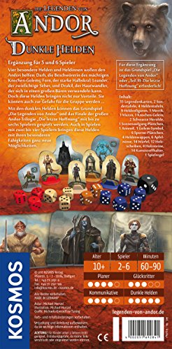 Kosmos 692841 Die Legenden Von Andor Dunkle Helden - Juego de Estrategia (Idioma español no garantizado)