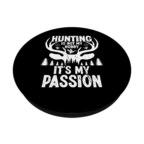 La caza no es mi hobby es mi pasión Pro Hunter amante PopSockets PopGrip Intercambiable