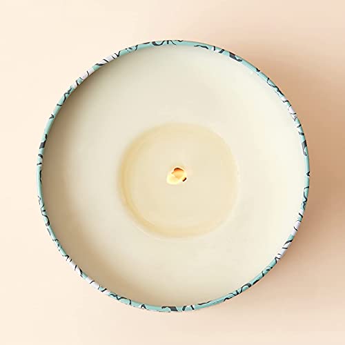 LA JOLIE MUSE Vela Aromática de Higo y Coco, Vela de Cera Natural para el Hogar, Velas Aromaticas para Regalo, 35 Horas de Duración, Envase, 185g