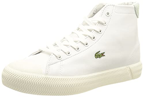 Lacoste GRIPSHOT Mid 0321 1 CFA, Zapatillas Mujer, Wht/Lt Grn, 37 EU