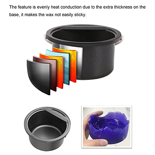 LEADALL Depilación con Calentador De Cera, Herramienta para La Piel para Mujeres Y Hombres Máquina Calentador De Cera para Depilación Hidratante Nutritiva Rejuvenecedora Eliminación De Arrugas,For UK
