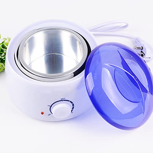 LEADALL Kit De Cera Portátil, Kit De Depilación con Calentador De Cera Herramienta para La Piel para Mujeres Y Hombres Máquina De Cera para Depilación Hidratante Nutritiva Rejuvenecedora,For UK