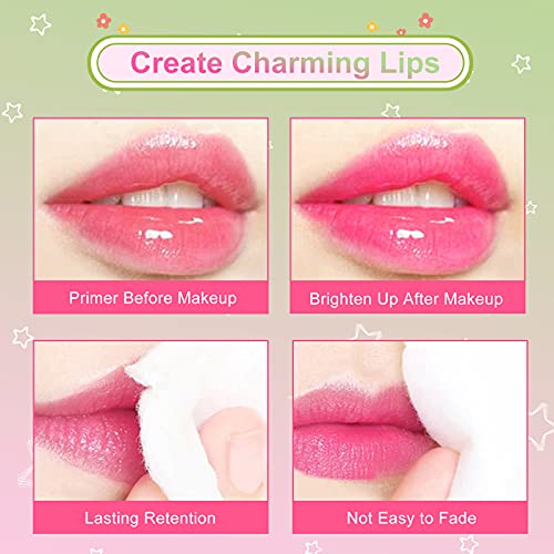 Lishang 3Piezas Impermeable Hidratante Pintalabios Cambia Color Natural Lápiz Labial Aloe Vera Pintalabio Larga Duración Mate Maquillaje Regalo Pintalabios Kit Novia Mujeres Niña Regalo (3piezas)