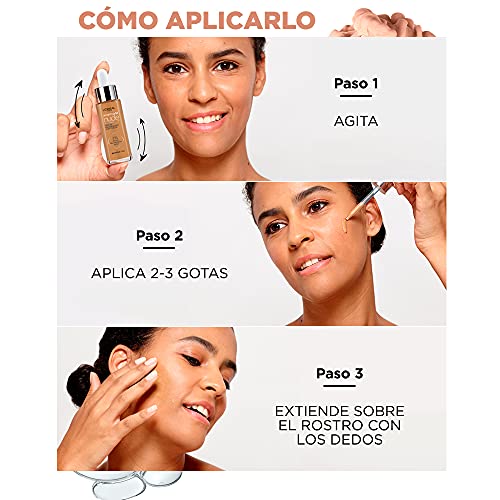 L'OREAL Paris Maquillaje Sérum Con Color Accord Parfait, Color 4-5 Medio