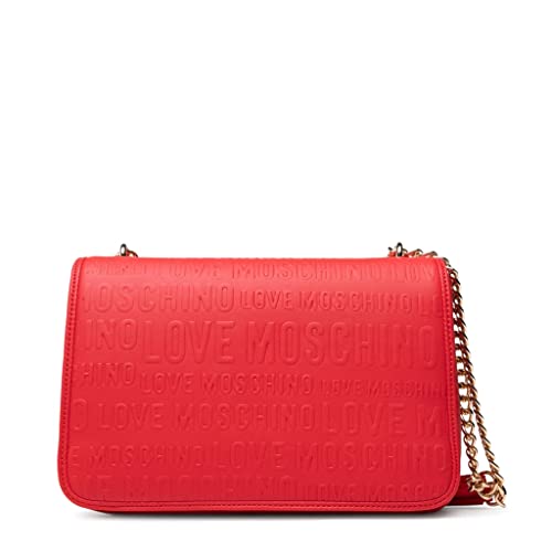 Love Moschino Collezione Autunno Inverno 2021, Bandolera para Mujer, Rojo, Talla única