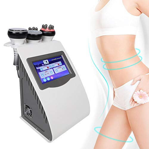 Máquina de cavitación ultrasónica, 5-en-1 40Khz Rf Body Lifting Body Adelgazamiento de la máquina para quemar grasa Instrumento con panel de control táctil inteligente(#1)
