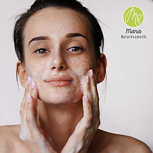 Mara Kosmetik Jabón Facial Carbón Activado Cosméticos Naturales Hecho a Mano Vegano Orgánico Natural Jabón Cuidado Facial 90 g 20496