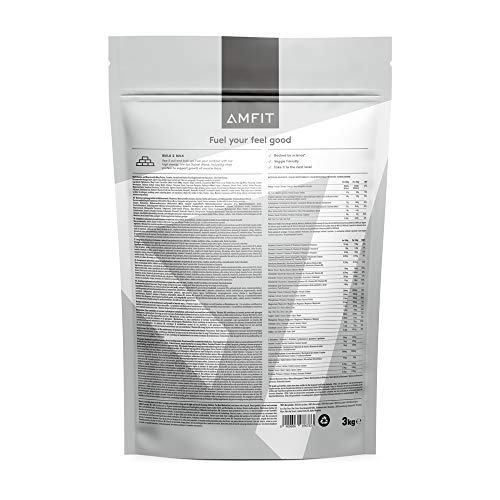 Marca Amazon - Amfit Nutrition Gainer Blend Sabor Chocolate, 3kg (anteriormente PBN)