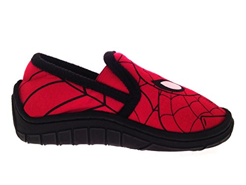 Marvel Ultimate Spiderman - Zapatillas para niños., color Rojo, talla 27 EU