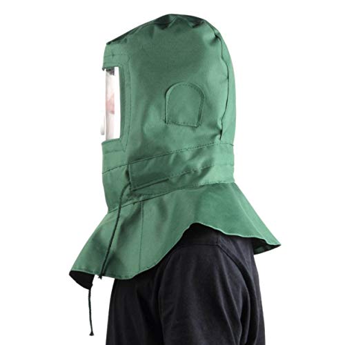 Mascarilla Labor para el trabajo industrial, máscara protectora de granallado, arena, arena, chorro abrasivo, arena, antipolvo, equipo verde