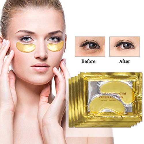 Mascarilla Para Debajo De Los Ojos (25 Pares), Mascarilla De Colágeno, Parche Antienvejecimiento Uder, Antiarrugas, Mascarilla De Tratamiento De Ojos, Con Colágeno, Acido Hialurónico