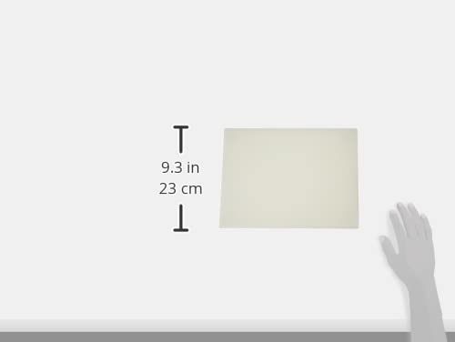 Metaltex - Tabla de cocina, Polietileno, Blanco, 38 x 28 x 1,5 cm