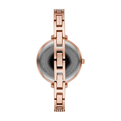Michael Kors Reloj para Mujer JARYN, Tamaño de Caja de 36 mm, Movimiento de Tres Manecillas, Correa de Acero Inoxidable, Oro Rosa