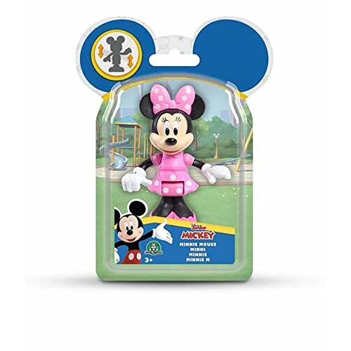 MICKEY&MINNIE Figura articulada de 7,5 cm, Varios Modelos Disponibles, Juguete para niños a Partir de 3 años, MCC07
