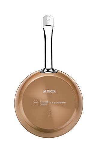 Monix Cooper Copper-Sartén 24 cm, Aluminio Forjado