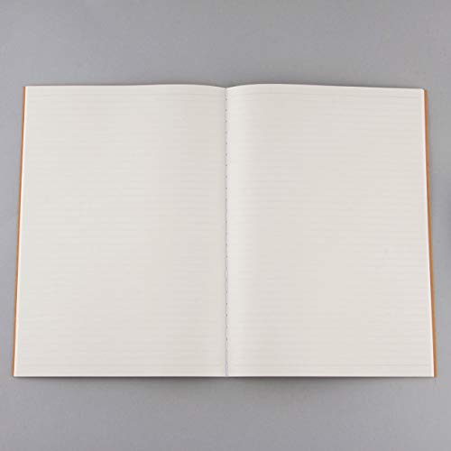 Muji Cuaderno de Papel Reciclado 10 Unidades, Rayas, Color Beige, B5