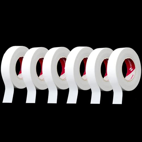 NAGARAKU Cinta Blanca de Extensión de Pestañas Maquillaje 6 Piezas Transpirable, Antialérgico Fácil de Rasgar Cinta Microporosa Cinta Profesional para Pestañas