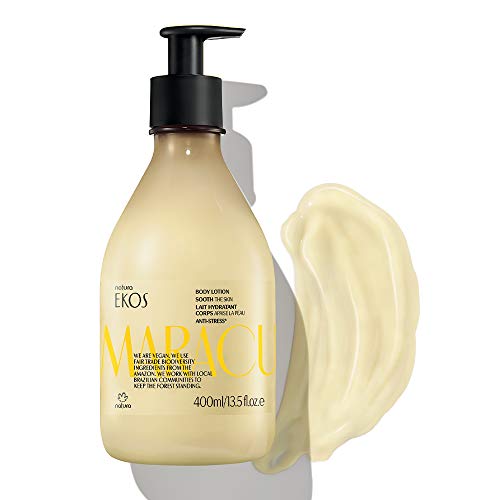 NATURA - Leche Hidratante Corporal Maracuja Natura Ekos - Hidrata, Calma y Suaviza la Piel - Para Pieles Secas y Deshidratadas - Absorción Rápida - 100% Vegano - Cruelty Free - 400 ml