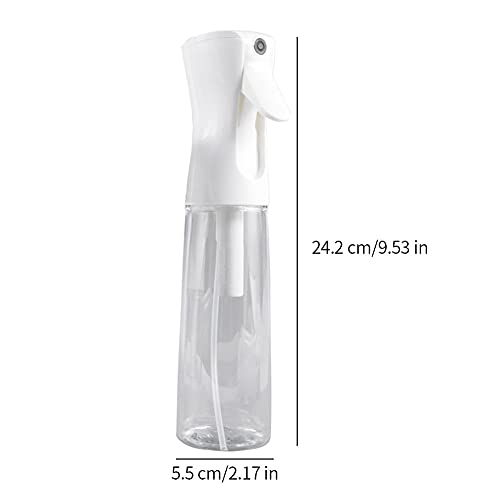 Nicejoy Botellas De Pulverización para El Cabello Plastic Salon Mist Botella De Botella Agua Fina Mister Spray Botella De Peluquería Herramientas De Peluquería Vacío Botella De Aerosol 300ml