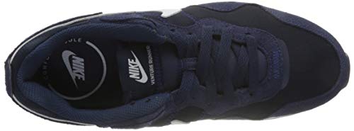 NIKE Venture Runner, Zapatillas Hombre, Azul (Midnight Navy/Midnight Navy/White), 43 EU