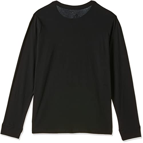 NIKE W NSW tee Essntl LS Icon Ftra Camiseta de Manga Larga, Mujer, Black/White, L