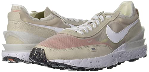 Nike Waffle One Crater, Zapatillas Deportivas Hombre, Cream II White Orange Black, 42.5 EU